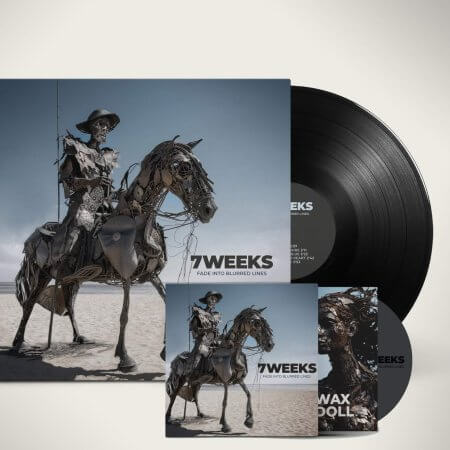 Vinyl et Cd de l'album "Fade Into Blurred Lines" de 7Weeks
