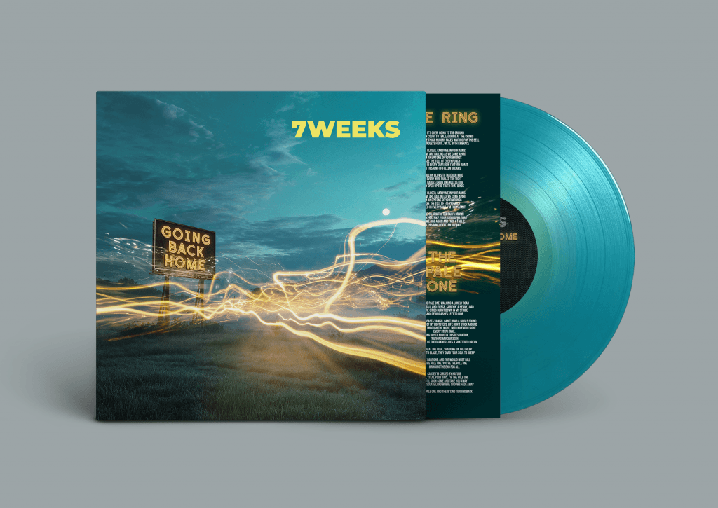 Vinyle du nouvel EP "Going Back Home" de 7 Weeks.