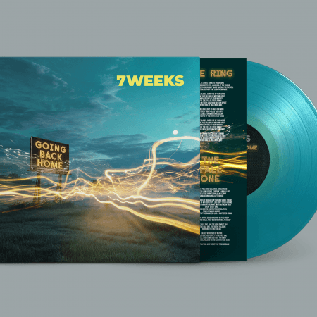 Vinyle du nouvel EP "Going Back Home" de 7 Weeks.